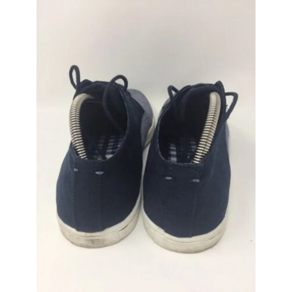 Ben Sherman Men's Blue Canvas Low Top Lace Up Sneakers Shoes Size 7